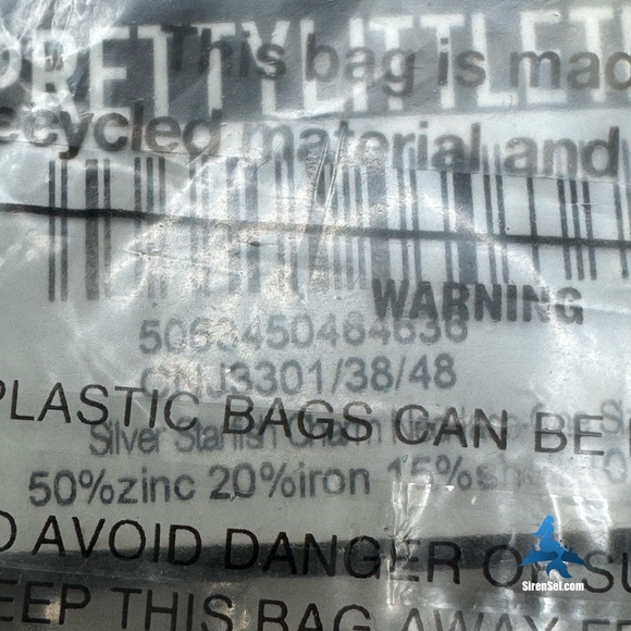 1209 NWT PrettyLittleThing Silver Starfish Charm Necklace - Picture 7 of 8